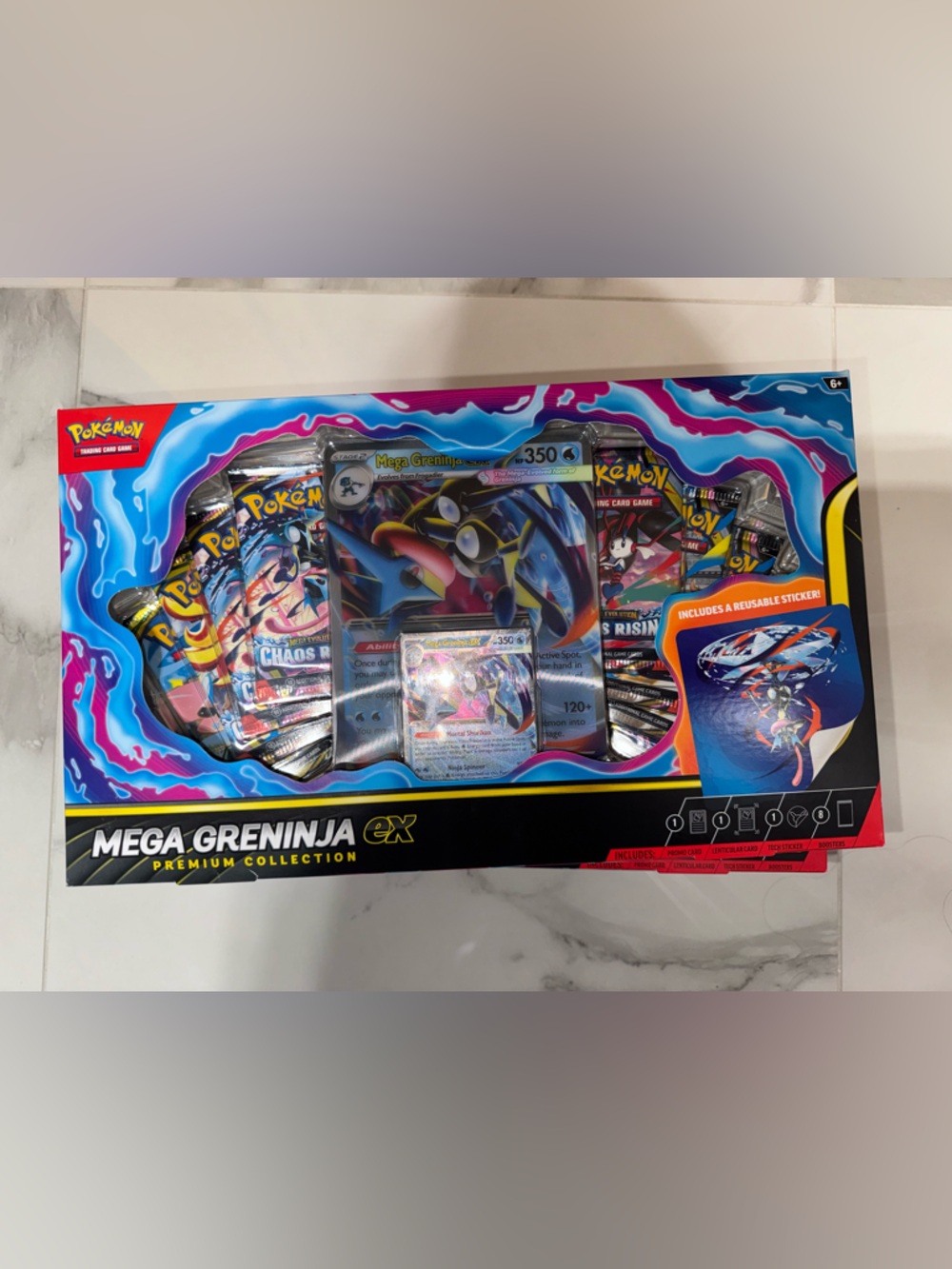 Pokemon Mega Greninja GX Trading Card Box